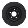 623-54062R Drilled Brake Rotor [Black], 2009-2010 Ford/Lincoln/Mercury/Mazda, Position: Front Right - image 2