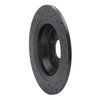 623-54068L Drilled Brake Rotor [Black], 2013-2020 Ford/Lincoln/Mercury/Mazda, Position: Rear Left - image 3