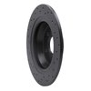 623-54068R Drilled Brake Rotor [Black], 2013-2020 Ford/Lincoln/Mercury/Mazda, Position: Rear Right - image 3