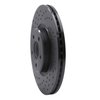623-54070L Drilled Brake Rotor [Black], 2004-2019 Multiple Makes/Models, Position: Front Left - image 2