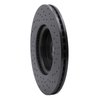 623-54070L Drilled Brake Rotor [Black], 2004-2019 Multiple Makes/Models, Position: Front Left - image 4