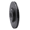 623-54070R Drilled Brake Rotor [Black], 2004-2019 Multiple Makes/Models, Position: Front Right - image 1