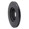 623-54070R Drilled Brake Rotor [Black], 2004-2019 Multiple Makes/Models, Position: Front Right - image 2