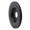 623-54074R Drilled Brake Rotor [Black], 2015-2021 Ford/Lincoln/Mercury/Mazda, Position: Rear Right - image 3