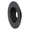 623-54093R Drilled Brake Rotor [Black], 2013-2018 Ford/Lincoln/Mercury/Mazda, Position: Rear Right - image 3