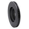 623-54095R Drilled Brake Rotor [Black], 2015-2020 Ford/Lincoln/Mercury/Mazda, Position: Front Right - image 2