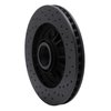 623-54153L Drilled Brake Rotor [Black], 1997-2000 Ford/Lincoln/Mercury/Mazda, Position: Front Left - image 4