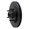 623-54170R Drilled Brake Rotor [Black], 1999-2004 Ford/Lincoln/Mercury/Mazda, Position: Front Right - image 3