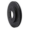 623-54183R Drilled Brake Rotor [Black], 2002-2006 Ford/Lincoln/Mercury/Mazda, Position: Front Right - image 2