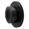 623-54200L Drilled Brake Rotor [Black], 2005-2012 Ford/Lincoln/Mercury/Mazda, Position: Rear Left, Rr Left - image 2