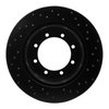 623-54200L Drilled Brake Rotor [Black], 2005-2012 Ford/Lincoln/Mercury/Mazda, Position: Rear Left, Rr Left - image 4
