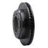 623-54208L Drilled Brake Rotor [Black], 2008-2021 Ford/Lincoln/Mercury/Mazda, Position: Rear Left - image 3