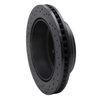 623-54208R Drilled Brake Rotor [Black], 2008-2021 Ford/Lincoln/Mercury/Mazda, Position: Rear Right - image 2