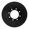 623-54208R Drilled Brake Rotor [Black], 2008-2021 Ford/Lincoln/Mercury/Mazda, Position: Rear Right - image 3