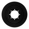 623-54212L Drilled Brake Rotor [Black], 2008-2019 Ford/Lincoln/Mercury/Mazda, Position: Rear Left, Rr Left - image 3