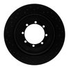 623-54212R Drilled Brake Rotor [Black], 2008-2019 Ford/Lincoln/Mercury/Mazda, Position: Rear Right, Rr Right - image 4