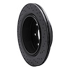 623-54218L Drilled Brake Rotor [Black], 2012-2014 Ford/Lincoln/Mercury/Mazda, Position: Rear Left - image 1