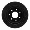 623-54218L Drilled Brake Rotor [Black], 2012-2014 Ford/Lincoln/Mercury/Mazda, Position: Rear Left - image 3