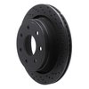 623-54218R Drilled Brake Rotor [Black], 2012-2014 Ford/Lincoln/Mercury/Mazda, Position: Rear Right - image 3