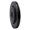 623-54219R Drilled Brake Rotor [Black], 2010-2014 Ford/Lincoln/Mercury/Mazda, Position: Front Right - image 3
