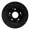 623-59026L Drilled Brake Rotor [Black], 1997-2006 Acura/Honda, Position: Rear Left - image 2