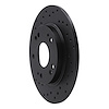 623-59035L Drilled Brake Rotor [Black], 2011-2015 Acura/Honda, Position: Rear Left - image 1