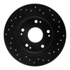 623-59035L Drilled Brake Rotor [Black], 2011-2015 Acura/Honda, Position: Rear Left - image 3