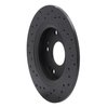 623-59035R Drilled Brake Rotor [Black], 2011-2015 Acura/Honda, Position: Rear Right - image 4