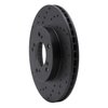 623-59040L Drilled Brake Rotor [Black], 1991-2001 Multiple Makes/Models, Position: Front Left - image 4