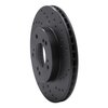 623-59040R Drilled Brake Rotor [Black], 1991-2001 Multiple Makes/Models, Position: Front Right - image 2