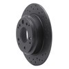 623-59041R Drilled Brake Rotor [Black], 1991-1999 Multiple Makes/Models, Position: Rear Right - image 4