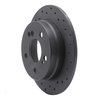623-63015R Drilled Brake Rotor [Black], 1983-1995 Mercedes-Benz, Position: Rear Right - image 3