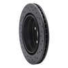 623-63026L Drilled Brake Rotor [Black], 1992-1995 Mercedes-Benz, Position: Rear Left - image 4