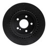 623-63064L Drilled Brake Rotor [Black], 2003-2013 Mercedes-Benz, Position: Rear Left - image 4