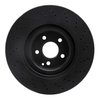 623-63075 Drilled Brake Rotor [Black], 2007-2014 Mercedes-Benz, Position: Front - image 2
