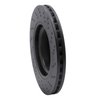 623-63075 Drilled Brake Rotor [Black], 2007-2014 Mercedes-Benz, Position: Front - image 4