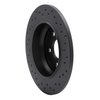 623-63078L Drilled Brake Rotor [Black], 2007-2013 Mercedes-Benz, Position: Rear Left - image 2