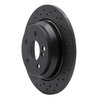623-63078L Drilled Brake Rotor [Black], 2007-2013 Mercedes-Benz, Position: Rear Left - image 3