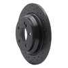 623-63078R Drilled Brake Rotor [Black], 2007-2013 Mercedes-Benz, Position: Rear Right - image 3