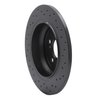 623-63078R Drilled Brake Rotor [Black], 2007-2013 Mercedes-Benz, Position: Rear Right - image 4
