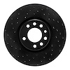 623-65019L Drilled Brake Rotor [Black], 2003-2011 GM, Position: Front Left - image 1