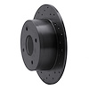 623-67010L Drilled Brake Rotor [Black], 1979-1981 Infiniti/Nissan, Position: Rear Left - image 1