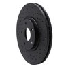 623-67059L Drilled Brake Rotor [Black], 2007-2017 Multiple Makes/Models, Position: Front Left - image 4