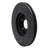 623-67059R Drilled Brake Rotor [Black], 2007-2017 Multiple Makes/Models, Position: Front Right - image 2