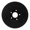 623-67059R Drilled Brake Rotor [Black], 2007-2017 Multiple Makes/Models, Position: Front Right - image 4