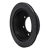 623-67083L Drilled Brake Rotor [Black], 1988-1995 Infiniti/Nissan, Position: Rear Left - image 1