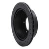 623-67083R Drilled Brake Rotor [Black], 1988-1995 Infiniti/Nissan, Position: Rear Right - image 3