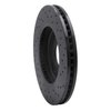 623-67095L Drilled Brake Rotor [Black], 2005-2021 Multiple Makes/Models, Position: Front Left - image 3