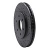 623-67095R Drilled Brake Rotor [Black], 2005-2021 Multiple Makes/Models, Position: Front Right - image 4