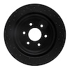 623-67109R Drilled Brake Rotor [Black], 2016-2021 Infiniti/Nissan, Position: Rear Right - image 1